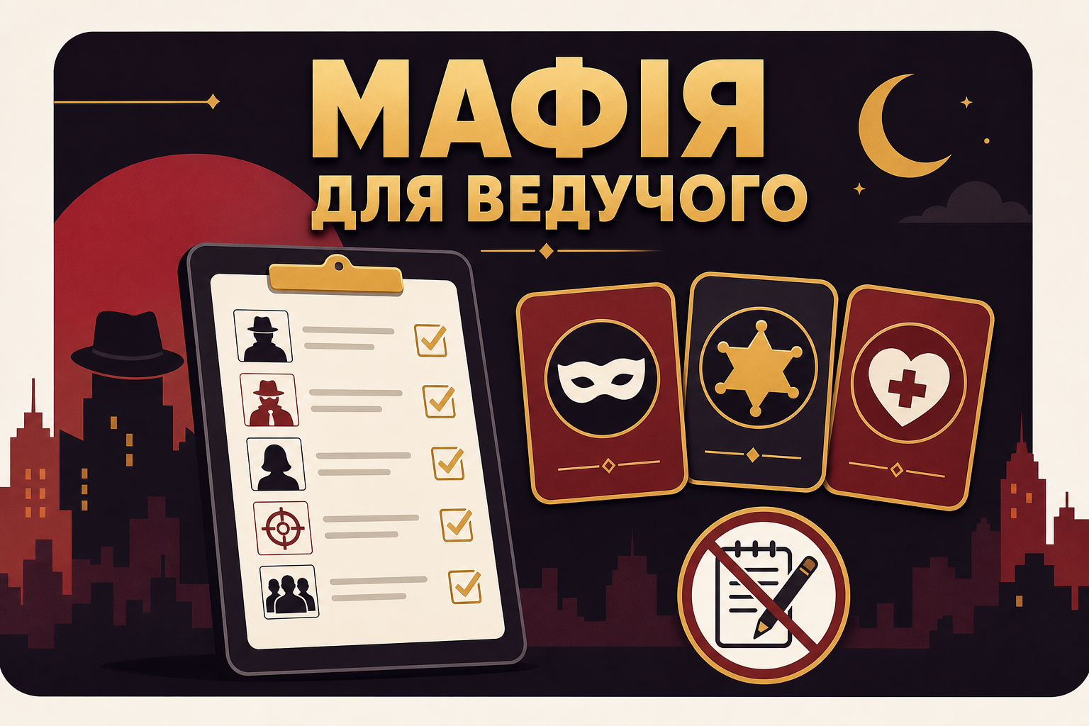 Мафія (для ведучого)